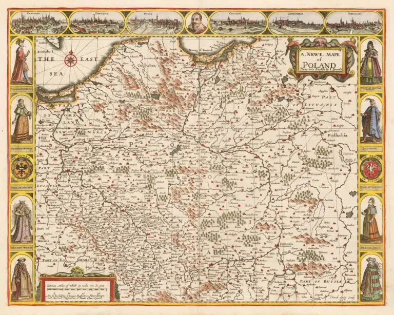 A Newe  mape of Poland Done into English,
