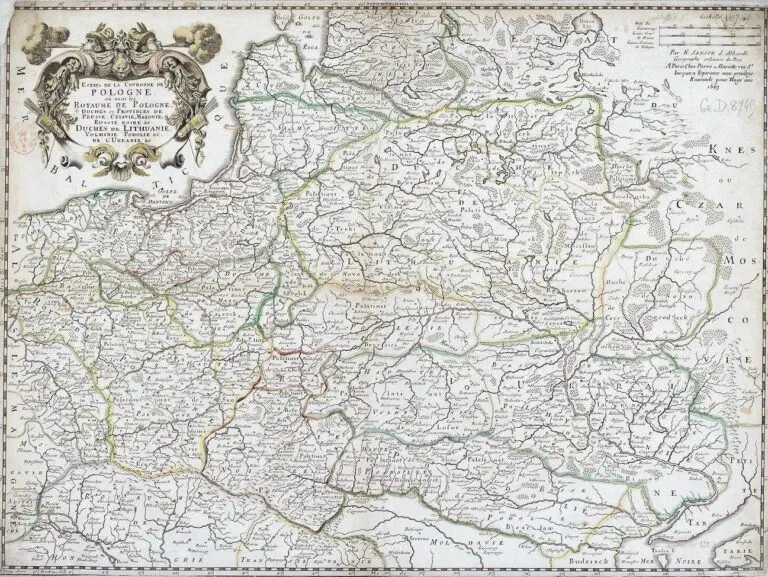 Estats de la Couronne de POLOGNE ou sont les Royaume de Pologne...,