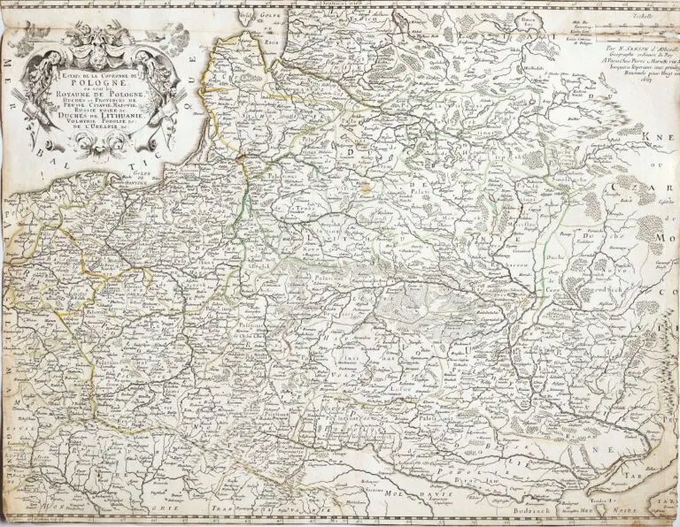 Estats de la Couronne de POLOGNE ou sont les Royaume de Pologne..,