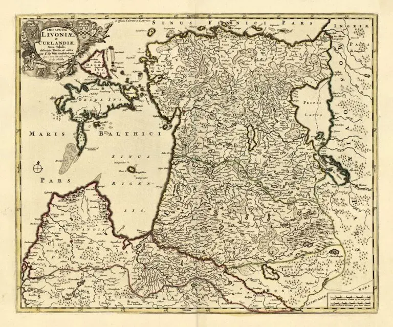 Ducatuum Livoniӕ et Curlandiӕ, Nova Tabula..,