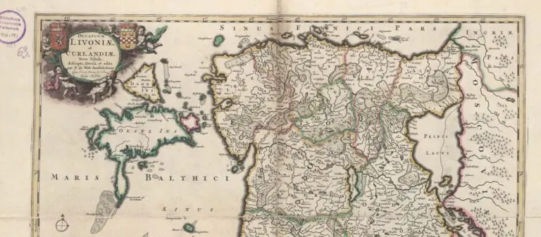 Ducatuum Livoniӕ et Curlandiӕ, Nova Tabula..,