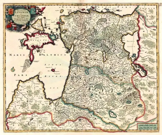 Ducatuum Livoniӕ et Curlandiӕ, Nova Tabula..,