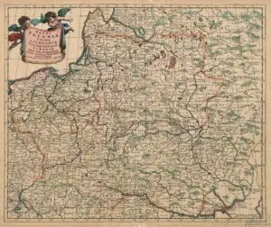 Regni Poloniӕ et  Ducatus Lithuaniӕ Volniӕ Podoliӕ Vcraniӕ Prvssiӕ et Cvrlandiӕ