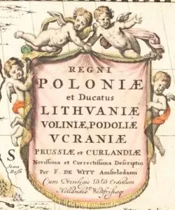 REGNI POLONIÆ  et Dvcatus LITHVANIÆ, Voliniae, Podoliae, Vcraniae Prvssiæ et Cvrlandiæ..,