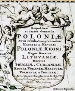 REGNI POLONIÆ  et Dvcatus LITHVANIÆ, Voliniae, Podoliae, Vcraniae Prvssiæ et Cvrlandiæ..,