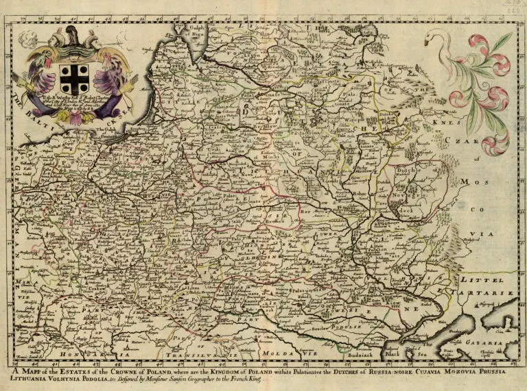 A MAPP of the ESTATES of the CROWNE of POLAND..,