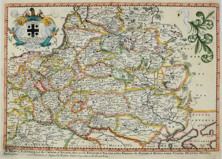 A MAPP of the ESTATES of the CROWNE of POLAND..,