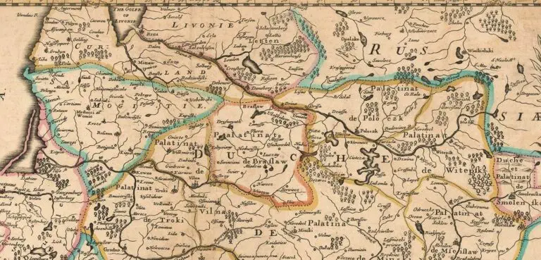 A New Mapp of the Estates of the Crown of Poland. Containing: the Kingdom of Poland the Dutchies & Provinces of Prussia..,
