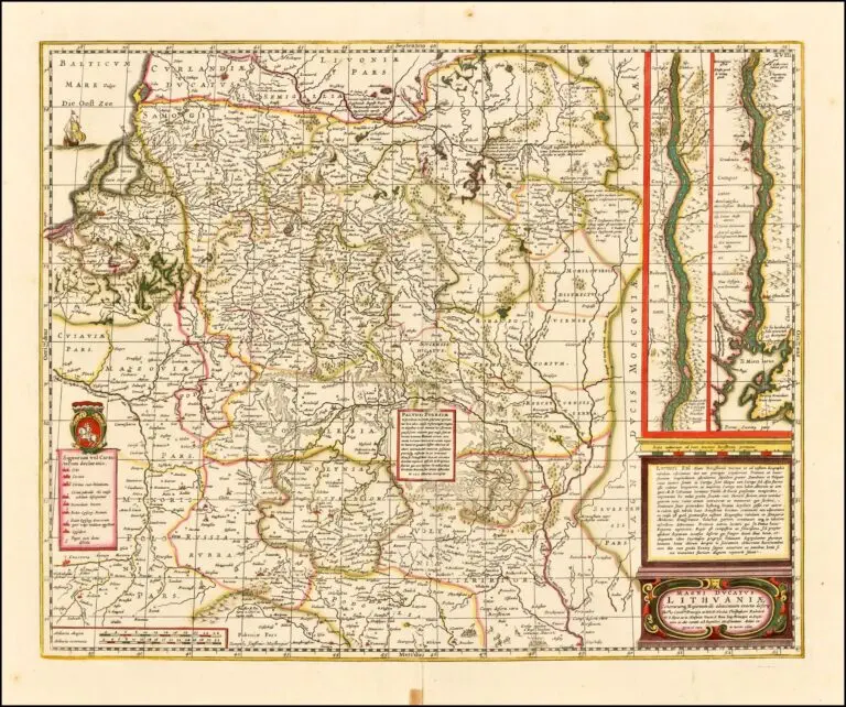 Magni Dvcatvs Lithvaniæ Caetrarumq Regionum illi Adiacentium exacta decrip...