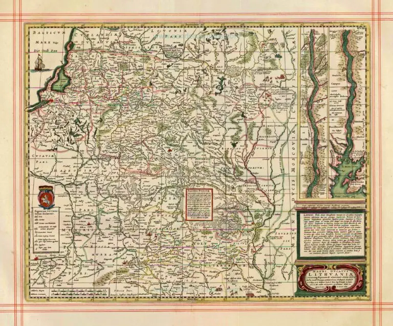 Magni Dvcatvs Lithvaniæ Caetrarumq Regionum illi Adiacentium exacta decrip...