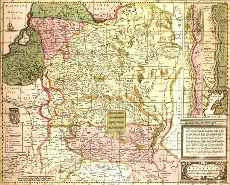Magni Dvcatvs Lithvaniæ Caetrarumq Regionum illi Adiacentium exacta decrip...