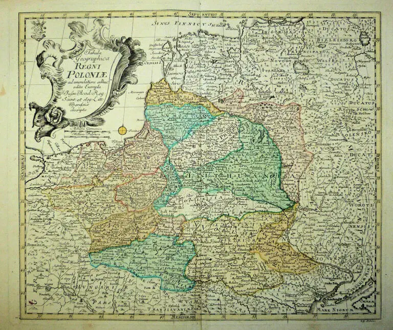 Tabula Geographica REGNI POLONIÆ,