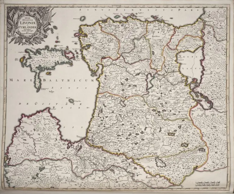 Tabula Ducatuum Livoniӕ et Curlandiӕ: recentior incisa editaque per Gerardum Valck,