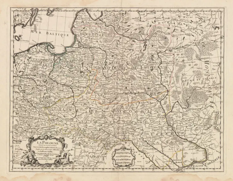 La Pologne. Dressée sur ce qu