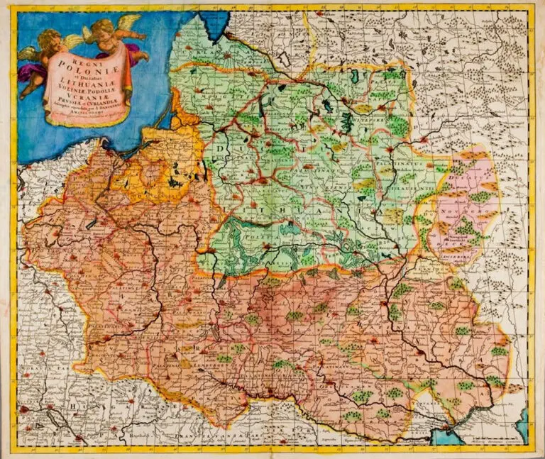 Regni Poloniӕ et  Ducatus Lithuaniӕ Voliniӕ Podoliӕ Vcraniӕ Prvssiӕ et Cvrlandiӕ,