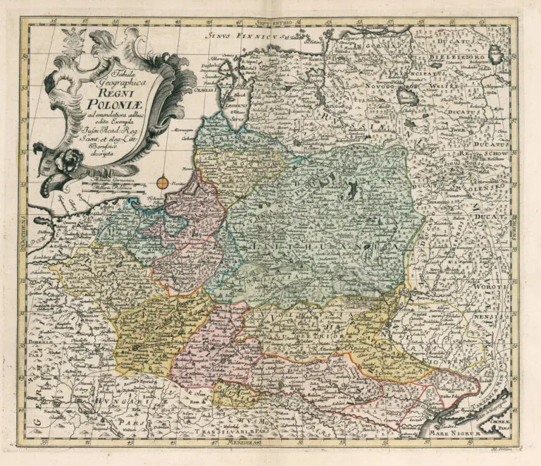 Tabula Geographica REGNI POLONIÆ,