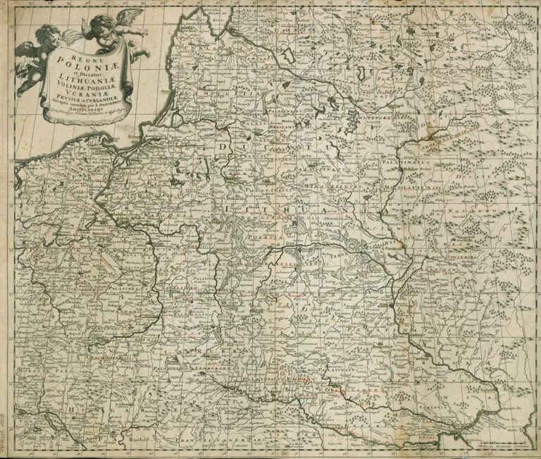 Regni Poloniӕ et  Ducatus Lithuaniӕ Voliniӕ Podoliӕ Vcraniӕ Prvssiӕ et Cvrlandiӕ,