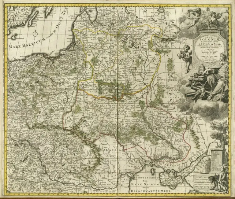 Regni Poloniæ, Magni Ducatus Lithuaniæ cœterarumque Regi Poloniæ subditarum Regionum Tabula,