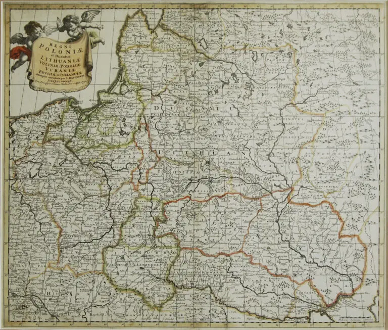 Regni Poloniӕ et  Ducatus Lithuaniӕ Voliniӕ Podoliӕ Vcraniӕ Prvssiӕ et Cvrlandiӕ,