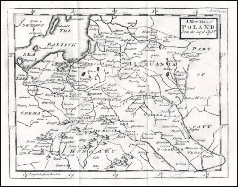 A New Map of Poland from the lateft Obser.,