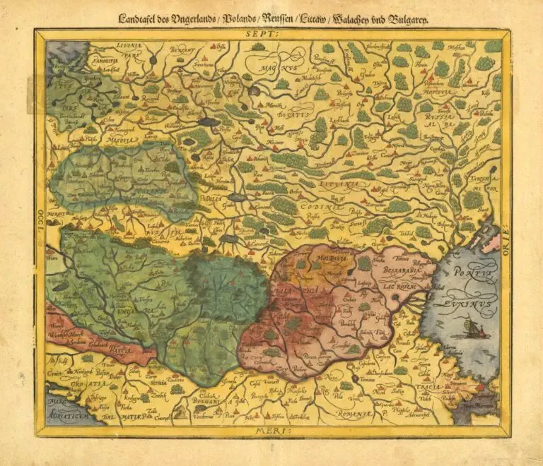Landtafel des Ungerlands/Polands/Preussen/Littaw/Walachen und Bulgaren