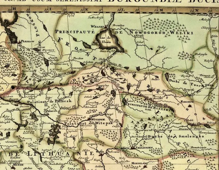 Estats de la Couronne de POLOGNE: presenté A Monseigneur le Duc de Bourgogne,