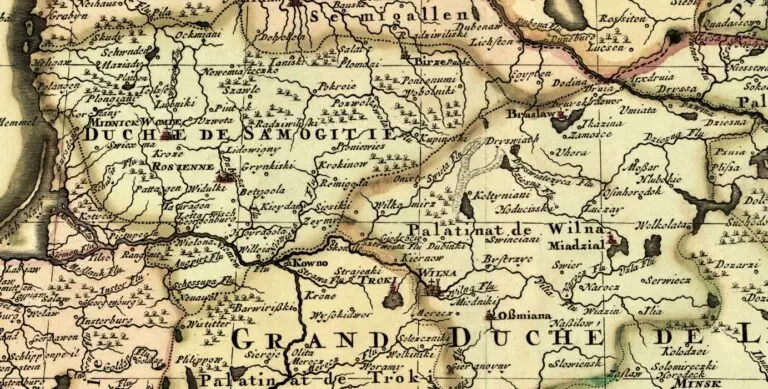 Estats de la Couronne de POLOGNE: presenté A Monseigneur le Duc de Bourgogne,
