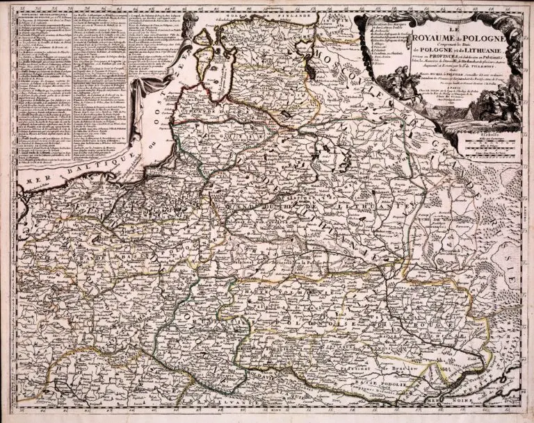 LE ROYAUME de POLOGNE, Comprenant les Etats de Pologne et de LITHUANIE...