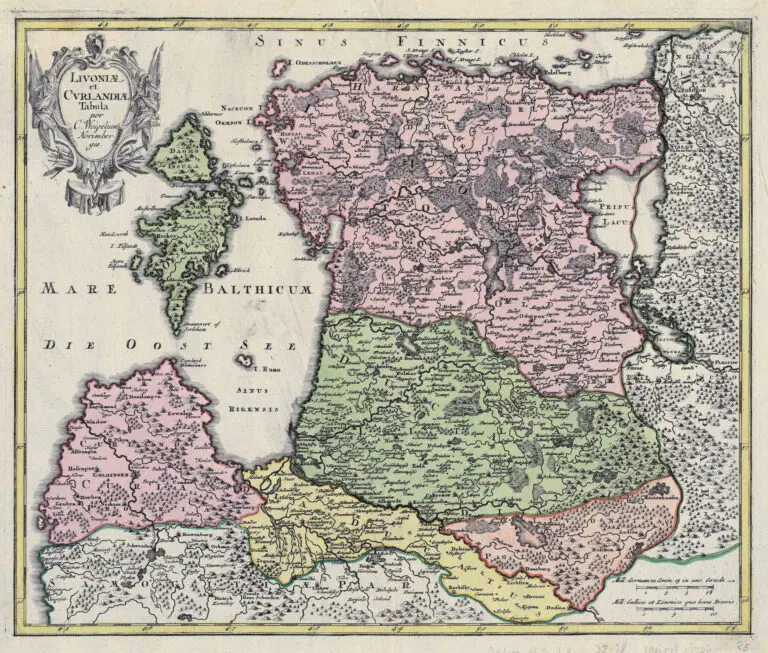Livoniæ et Cvrlandiæ Tabula,