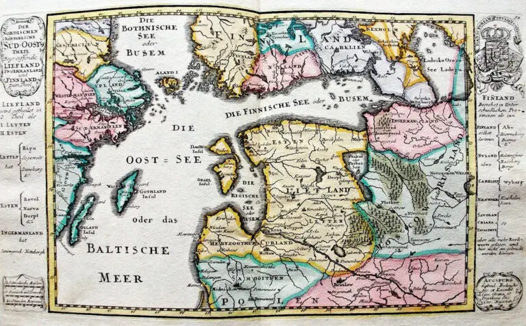 Der Nordischen Königreich - Süd-Ost Thiel: Begreiffende Liefland, Ingermanland, und Finnland, zum Thiel,