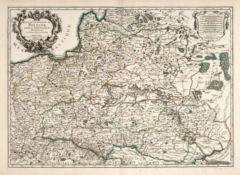Estats de la Couronne de Pologne Subdivisés Suivant l