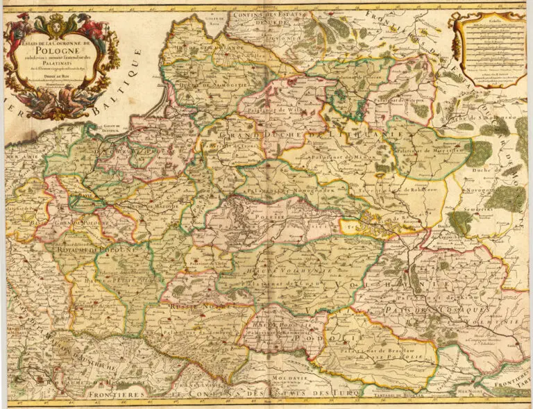 Estats de la Couronne de Pologne Subdivisés Suivant l