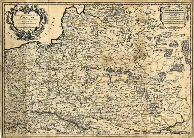 Estats de la Couronne de Pologne Subdivisés Suivant l