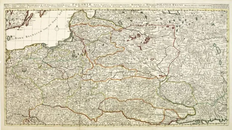 Reipublicæ et status generalis Poloniæ nova Tabula comprehendens Maioris et minoris Poloniæ Regni..,