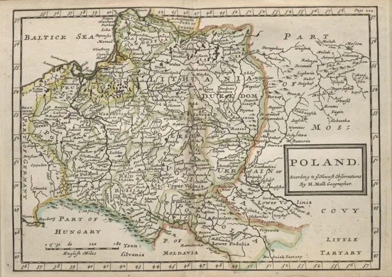 POLAND, According to neweft obfervations,