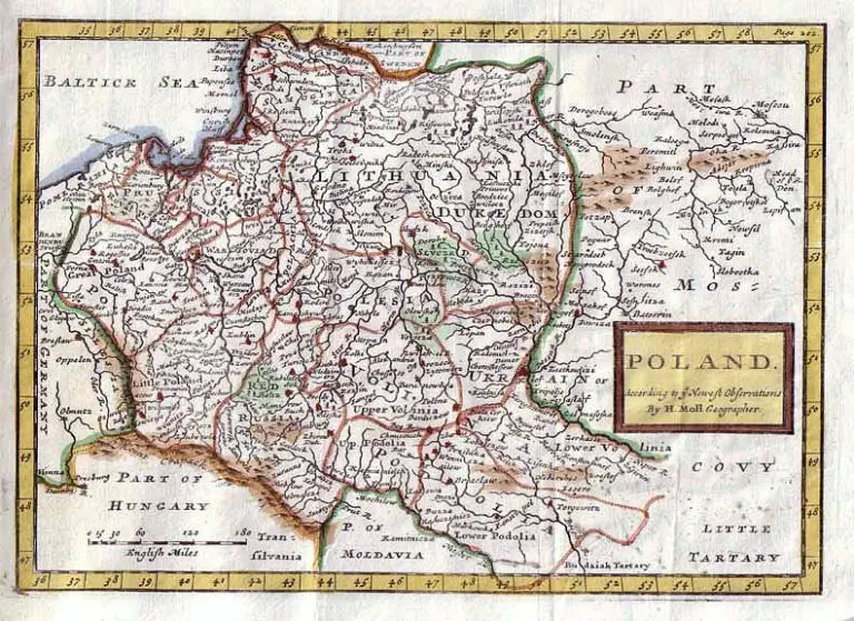 POLAND, According to neweft obfervations,