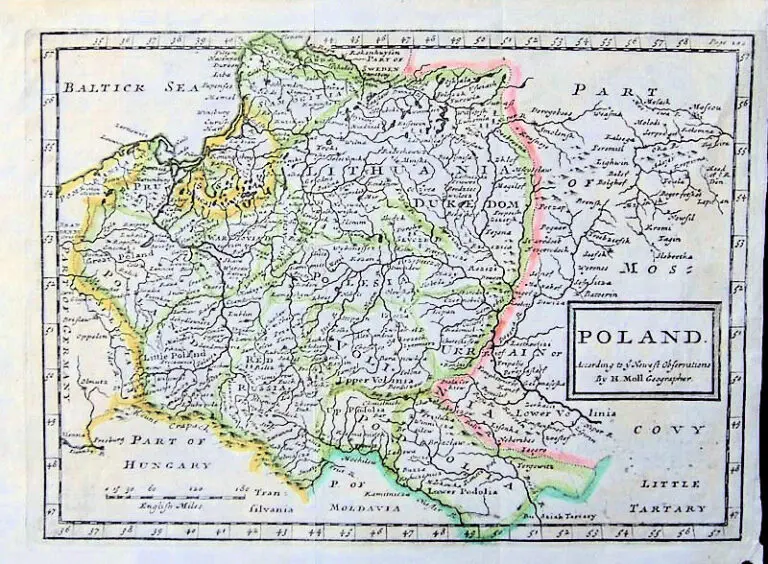 POLAND, According to neweft obfervations,