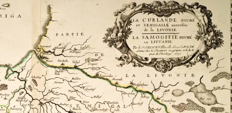 LA CURLANDE duché et SEMIGALLE autrefois de la LIVONIE. LA Samogitie DUCHE en LITUANIE,