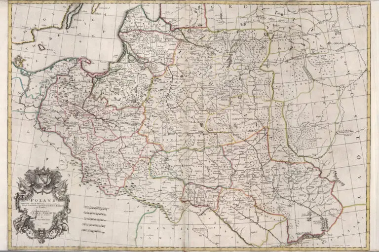 POLAND Corrected from the Observations Communicated to the Royal Society at London and the Roral Academy at Paris. Is humbly Dedicated to Sr. James Hallett Kt. Citizen of London..,