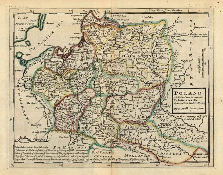 Poland Subdivided into its several Palatinates &c, Agreeable to Modern History,
