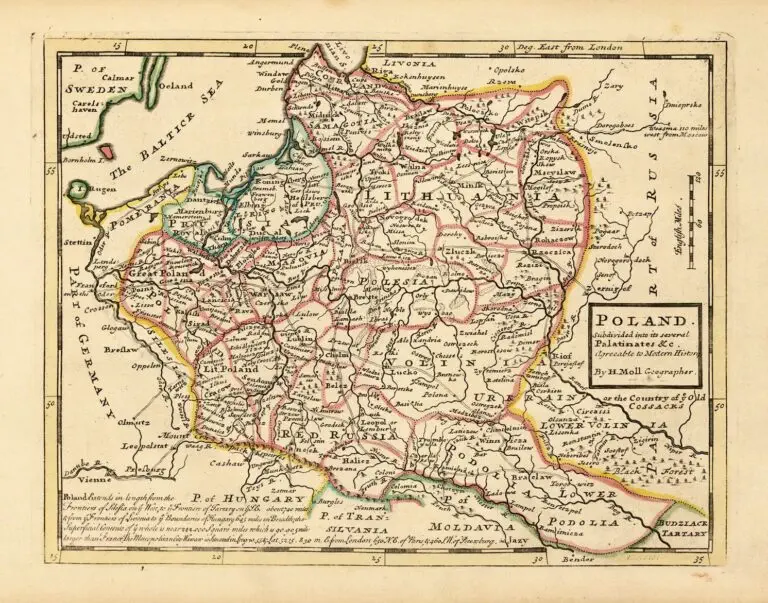 Poland Subdivided into its several Palatinates &c, Agreeable to Modern History,