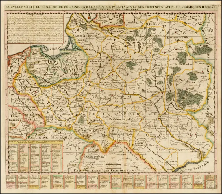 NOUVELLE CARTE DU ROYAUME DE POLOGNE...Tome. 4 No. 19,