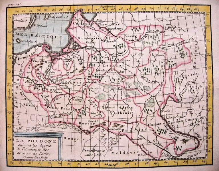 LA POLOGNE Suivant les degrés de l