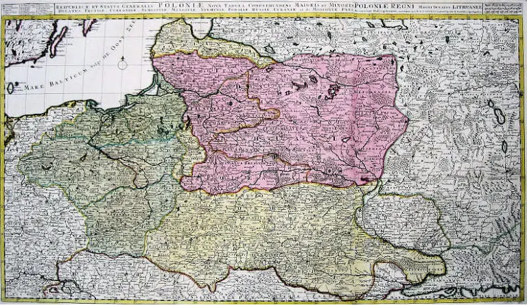 Reipublicæ et Status Generalis Poloniæ Nova Tabula, Comprehendens Maioris et Minoris Poloniæ Regni...