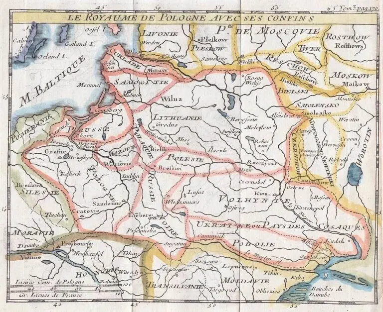 LE ROYAUME DE POLOGNE AVEC SES CONFINS,