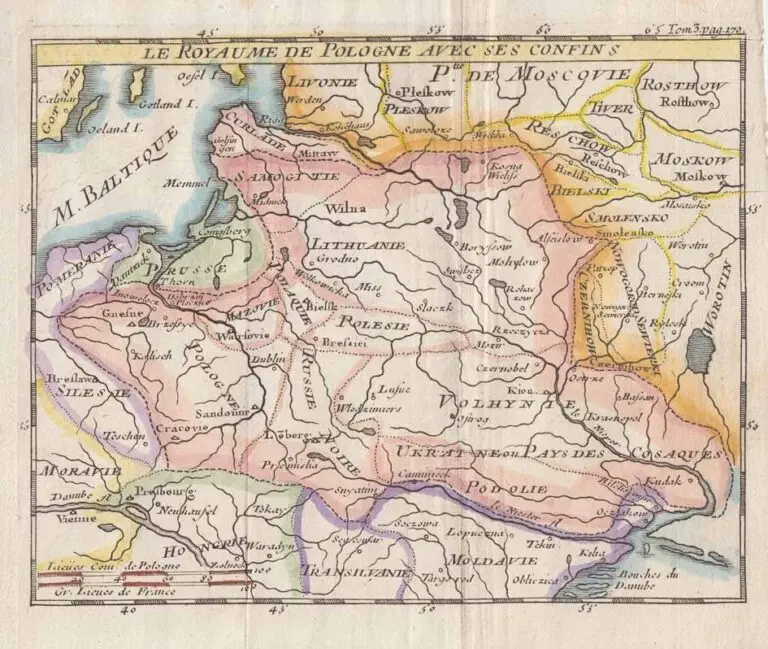 LE ROYAUME DE POLOGNE AVEC SES CONFINS,