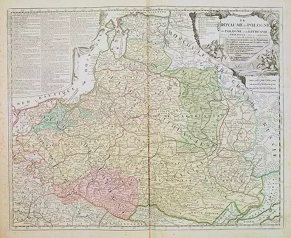 LE ROYAUME de POLOGNE Compre- nant les Etats de POLOGNE et de LITHUANIÆ...,