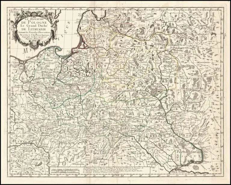 Le Royaume de Pologne Le Grande Duché de Lithuanie Suivant les Nouvelles Observations...