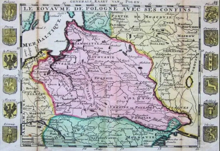 LE ROYAVME DE POLOGNE AVEC SES CONFINS,