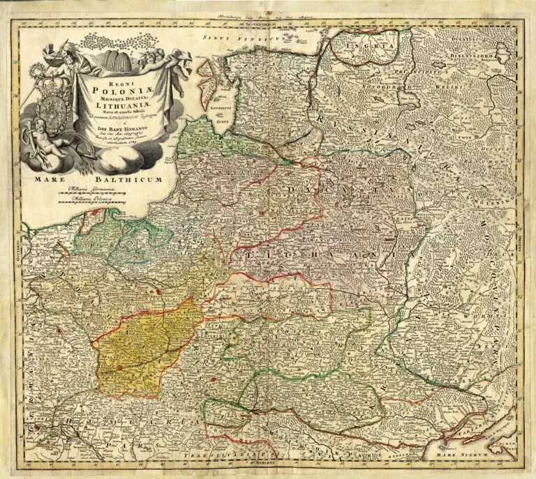 Regni Poloniӕ, Magnique Ducatus g. Lithuaniӕ Nova et exacta tabula, ad mentem STAROVOLCII descripta